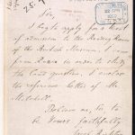 Letter from Vladimir Lenin requesting the use of the Reading Room at the British Museum