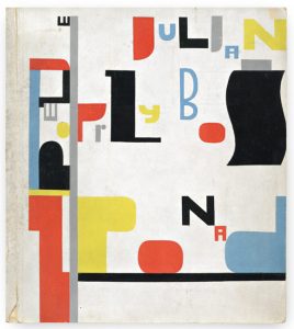 Wladyslaw Strzemiński book cover to Julian Przybos poems